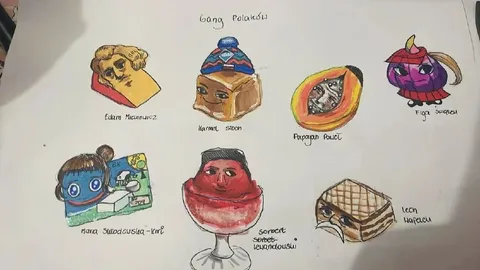 Gang Polaków w dziwnych portretach