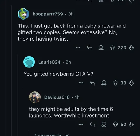 GTA V Baby Shower Gift