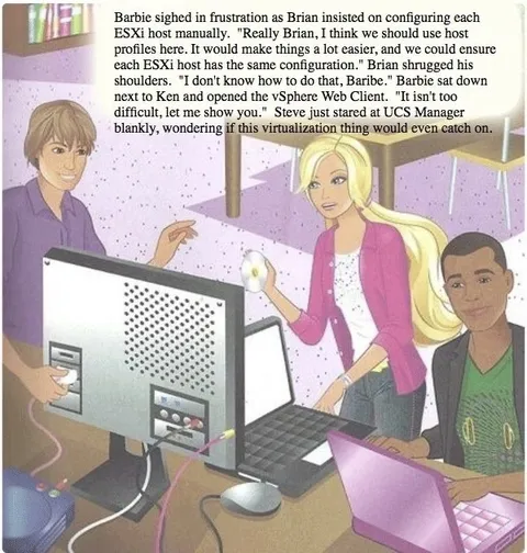 Barbie Configures ESXi Manually