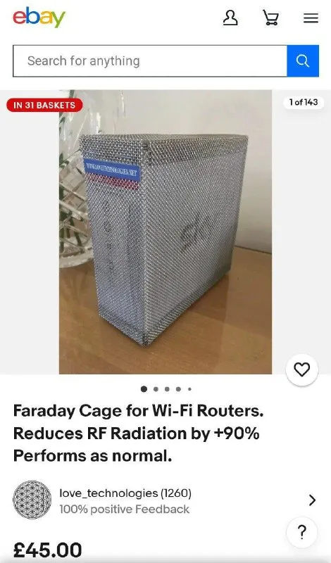 Faraday Cage for Wi-Fi Routers