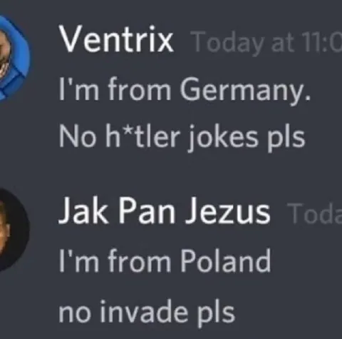 German Requests No Hitler Jokes