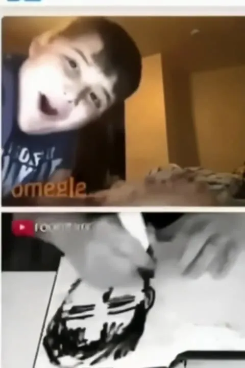Omegle Drawing Reaction