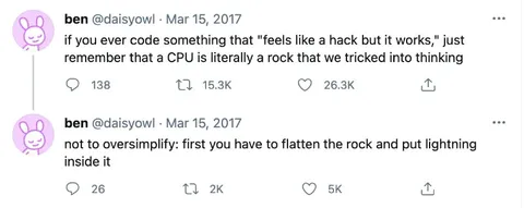 CPU Is Literally a Rock