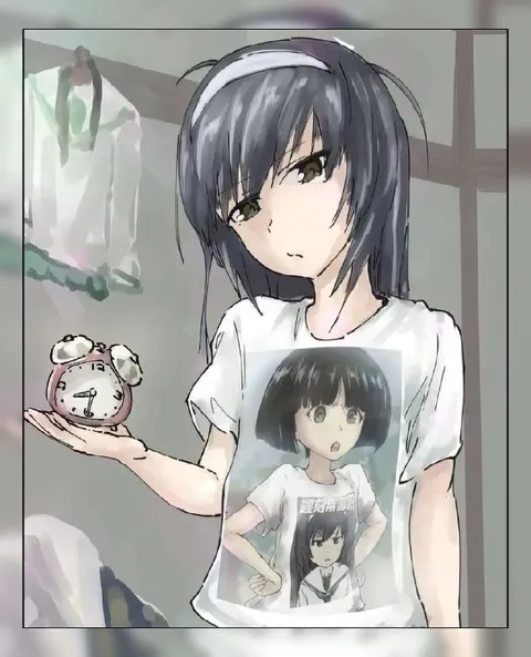 自分を着る少女