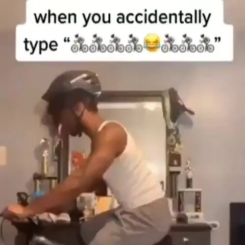 Accidentally Type Biker Emojis