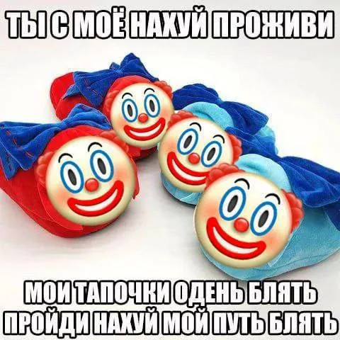 Мои тапочки одень блять