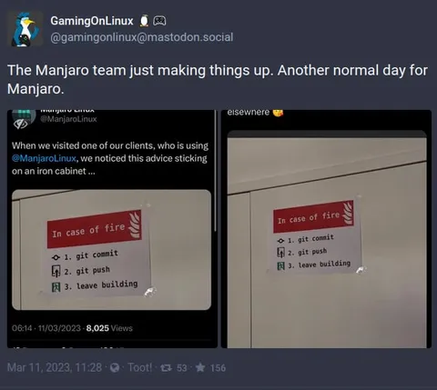Manjaro Git Fire Instructions