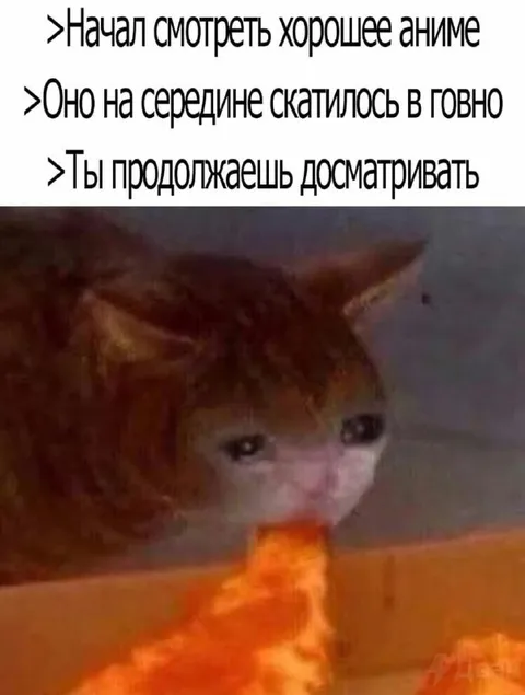 Продолжаешь смотреть плохое аниме