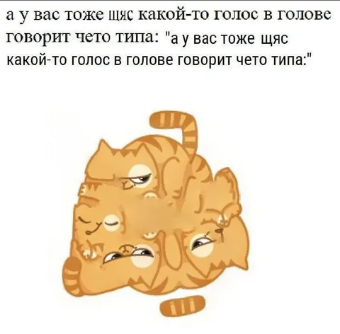Голос в голове говорит сам с собой