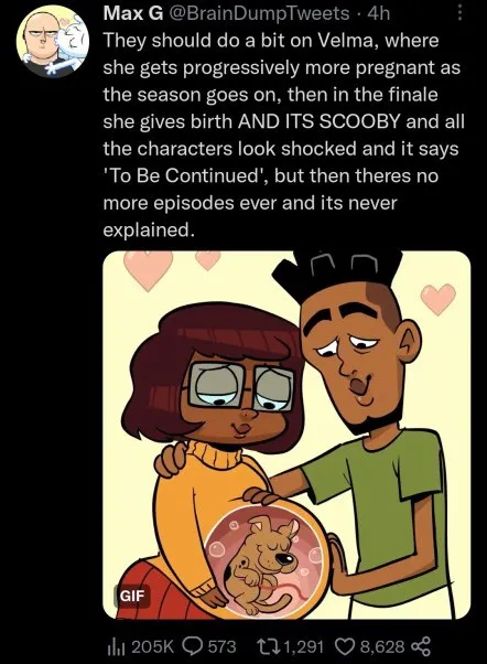 Pregnant Velma Gives Birth to Scooby
