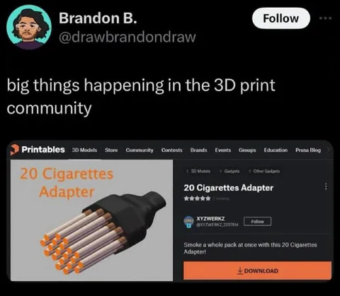 20 Cigarettes Adapter