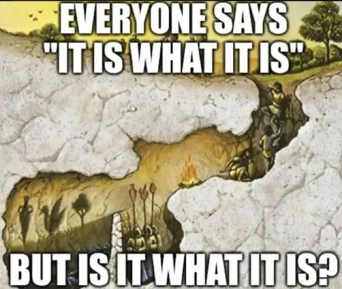 Everyone Says It Is What It Is