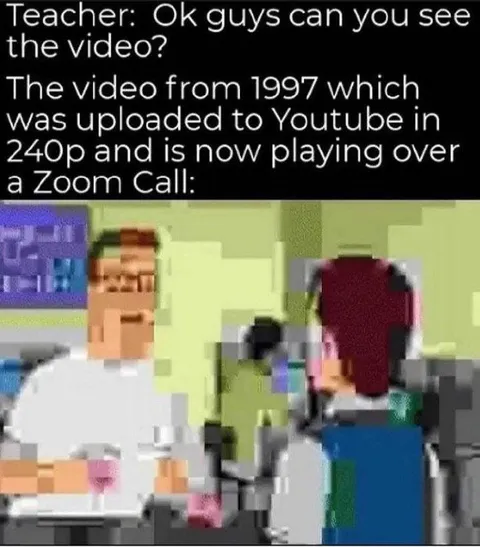 1997 Video on Zoom Call
