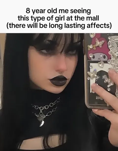 Eight-Year-Old Goth Girl Encounter