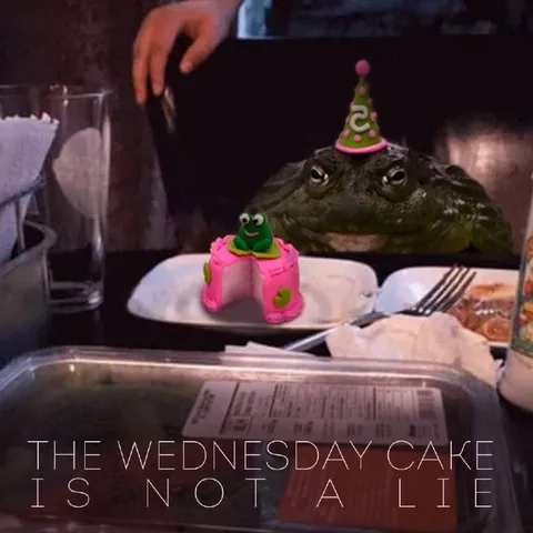 The Wednesday Cake Is Not a Lie