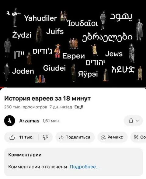 История евреев за 18 минут