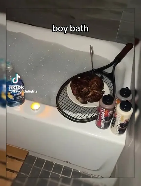 Boy Bath Steak Spa