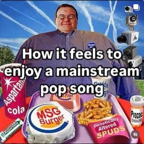 Enjoying a Mainstream Pop Song