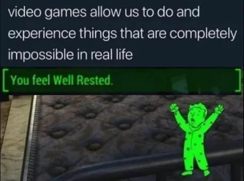 Video Games Let You Feel Well Rested