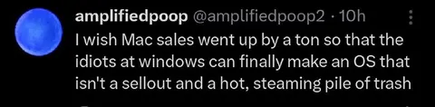 Mac Sales and Windows Trash