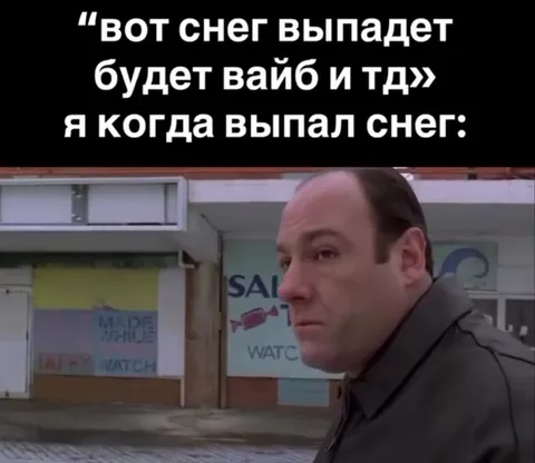 Когда выпал долгожданный снег