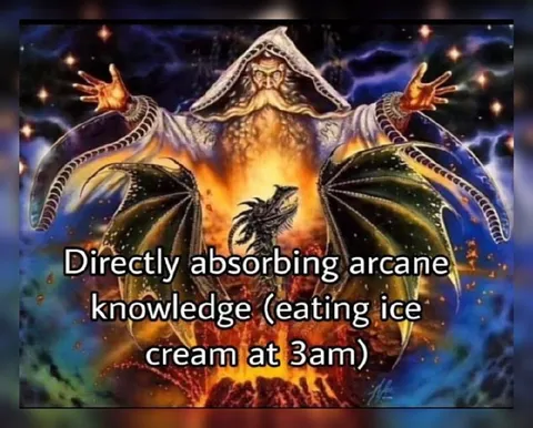 Absorbing Arcane Knowledge at 3AM