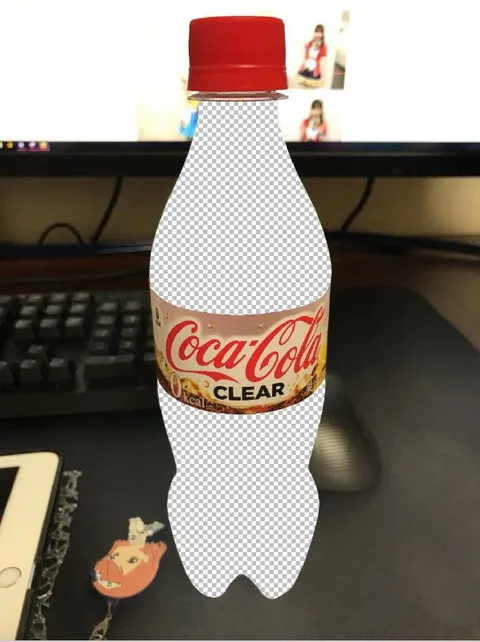 Transparent Coca-Cola Clear Bottle