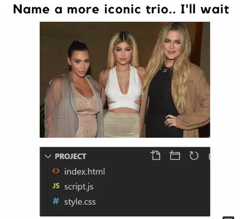 Iconic HTML CSS JavaScript Trio