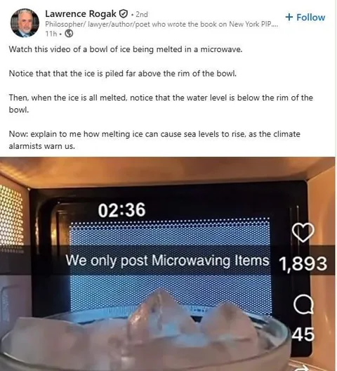 Melting Ice and Rising Sea Levels