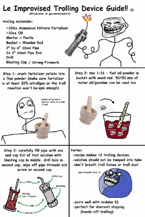 Improvised Troll Trolling Device Guide