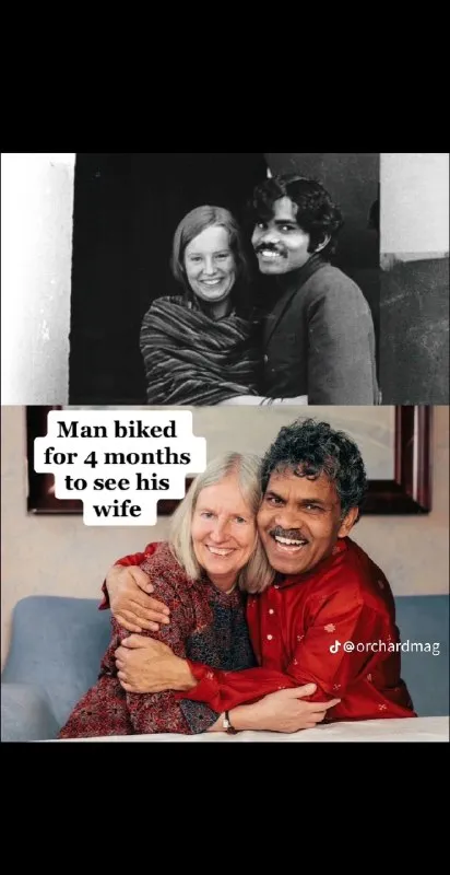 Man Biked Four Months to See His Wife