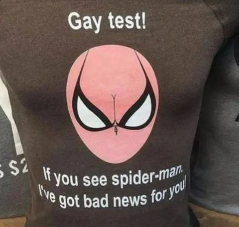 Gay Test Spider-Man Shirt