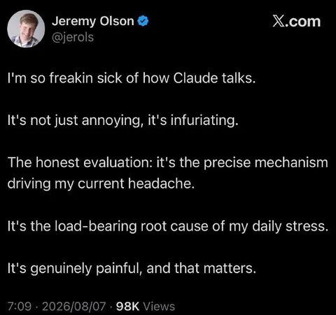 Claude Talks Are Infuriating