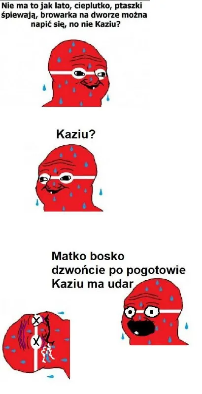 Kaziu ma udar od lata