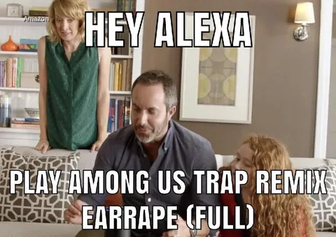 Hey Alexa Among Us Trap Remix