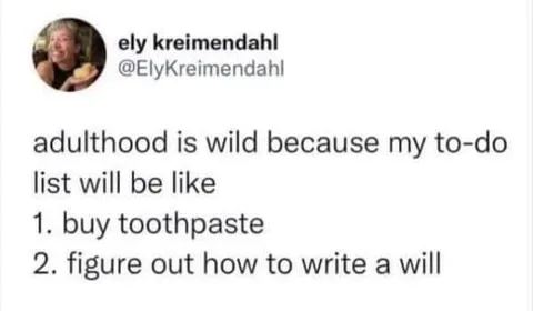 Adulting To-Do List