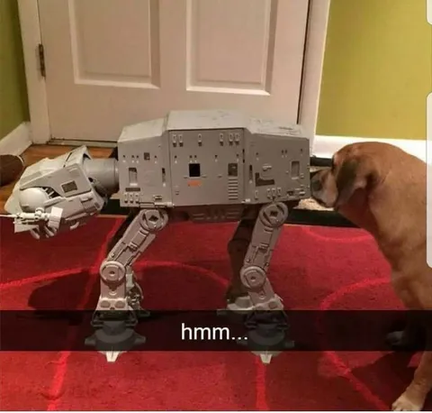 AT-ST Dog Says Hmm