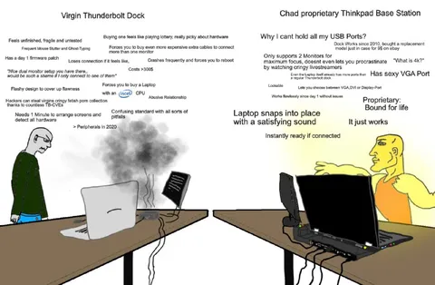 Virgin Thunderbolt Dock vs ThinkPad Base Station