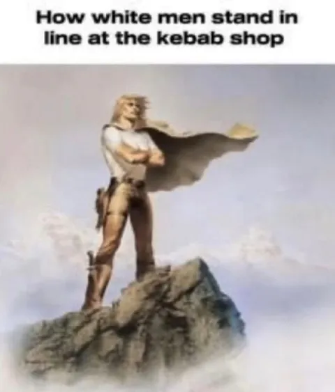 White Men Waiting for Kebab