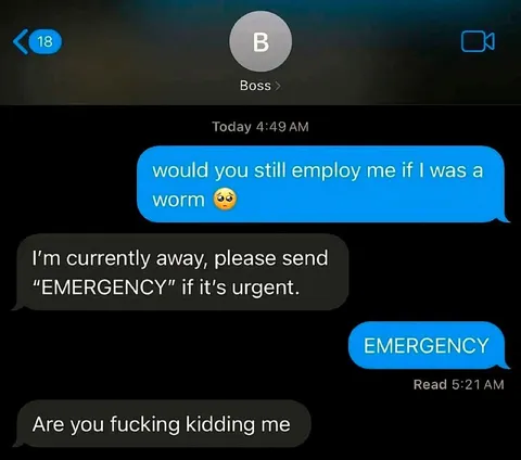 Emergency Worm Question