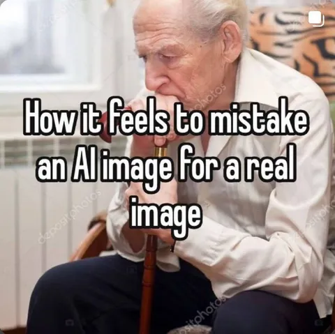 Mistaking AI for Real