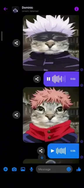 Коты в голосовом чате