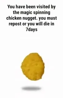 Magic Spinning Chicken Nugget