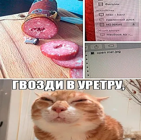 Гвозди в уретру