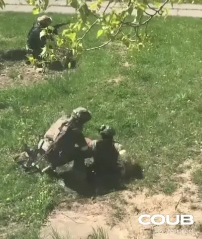Черепашки-ниндзя на военной тренировке