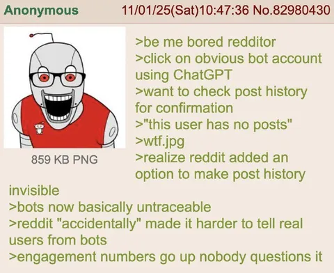 Reddit bots become untraceable