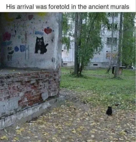 Ancient Murals Foretold the Cat