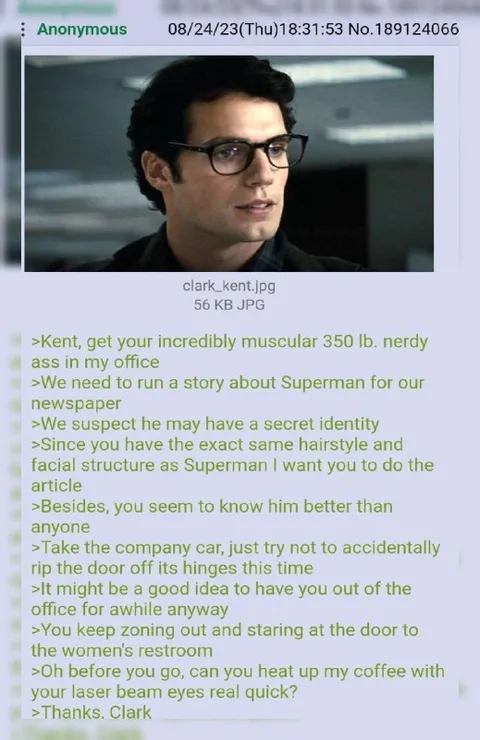 Clark Kent’s Obvious Secret Identity