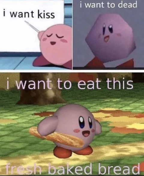 Kirby Wants Fresh Baked Bread
