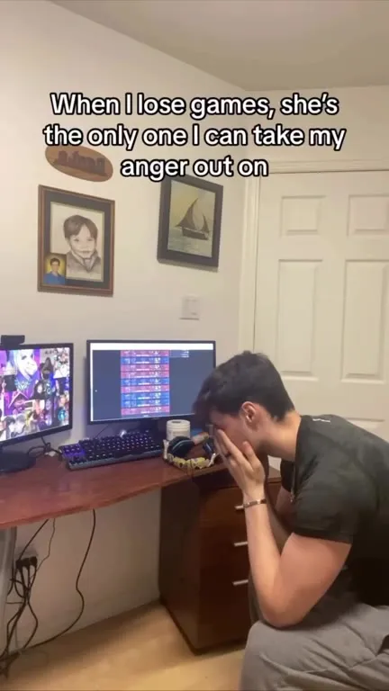 Gamer Takes His Anger Out